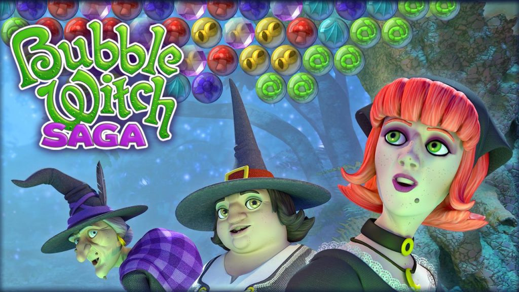 facebook games Bubble Witch Saga