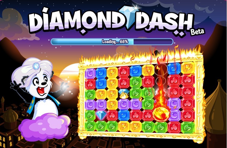 facebook games  Diamond Dash